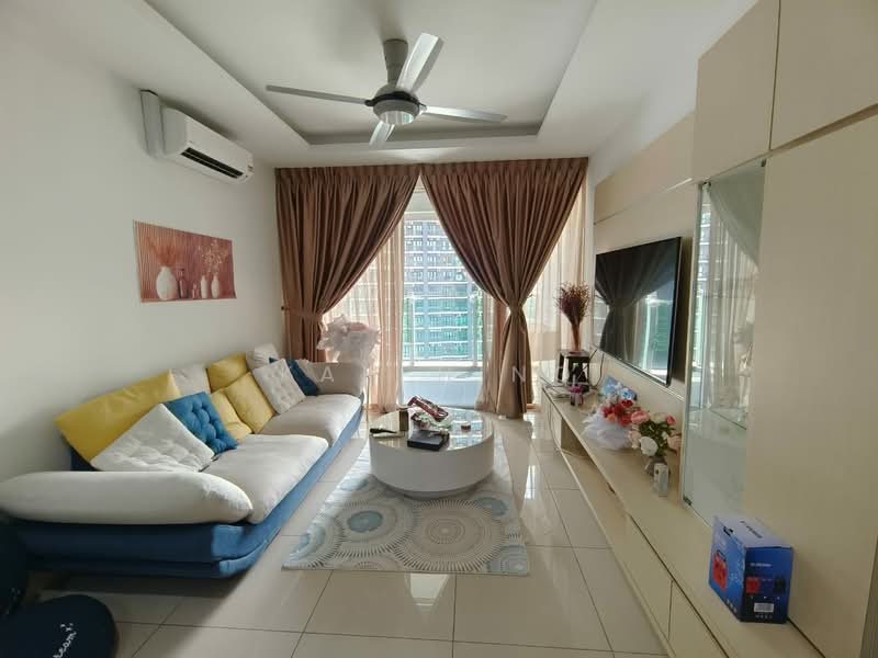 Servis Apartment untuk Disewa di Maxim Residences - Kah Hing - Living Room - PropertyGuru.com.my