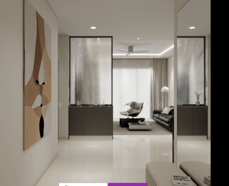 Service Residence for Sale at Gaya Residency - Vinnie Tang - Living Room - PropertyGuru.com.my