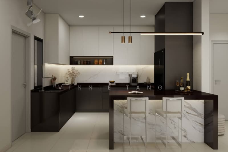 Service Residence for Sale at Gaya Residency - Vinnie Tang - Kitchen - PropertyGuru.com.my