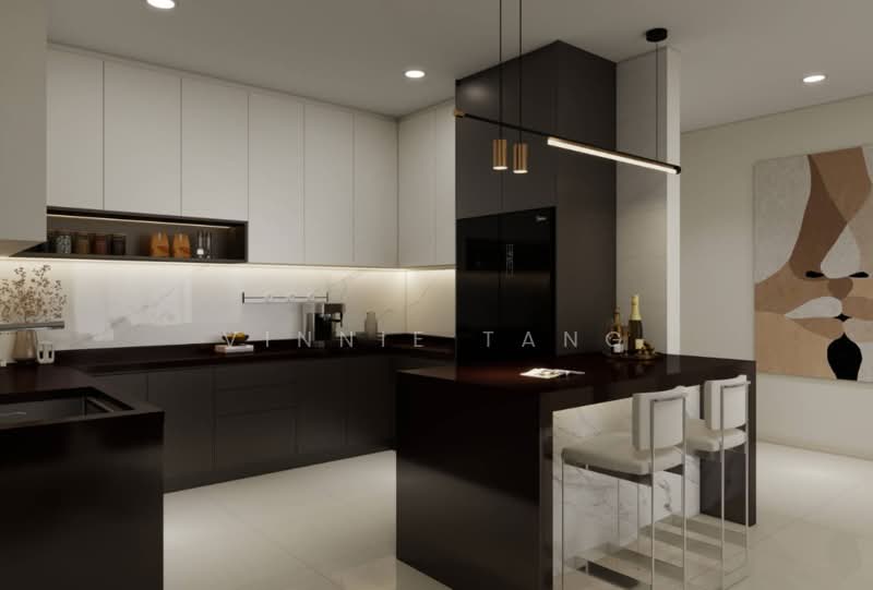Service Residence for Sale at Gaya Residency - Vinnie Tang - Kitchen - PropertyGuru.com.my