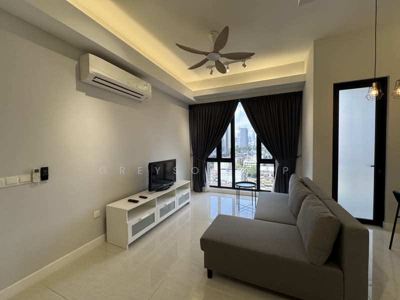 Servis Apartment untuk Disewa di The Sentral Suites - Greyson Yap - Living Room - PropertyGuru.com.my