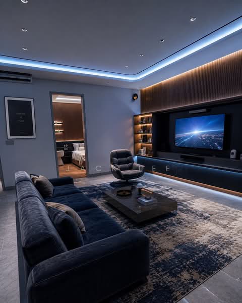Kondominium untuk Dijual di PSV 1 Residences @ Platinum South Valley - Jack Lee - Living Room - PropertyGuru.com.my