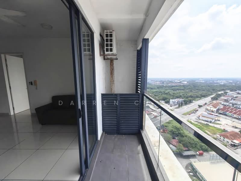 Servis Apartment untuk Disewa di Woodsbury Suites - Darren Cham - Balcony - PropertyGuru.com.my