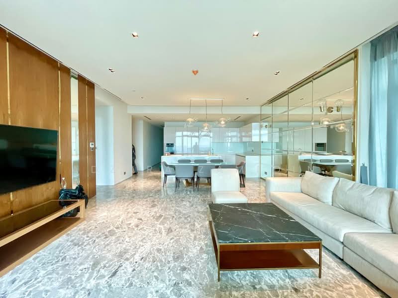 Service Residence for Sale at Four Seasons Place - Adzura Zamedin - Living Room - PropertyGuru.com.my