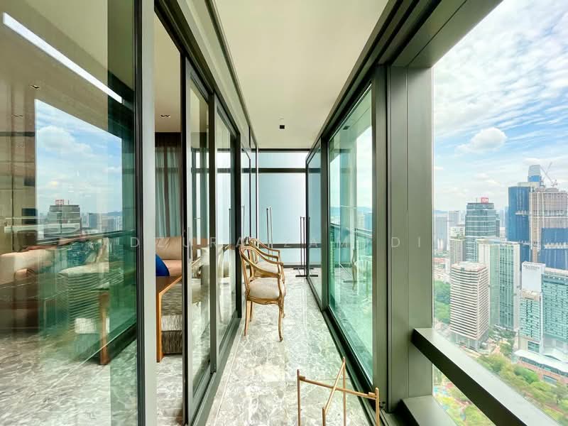 Service Residence for Sale at Four Seasons Place - Adzura Zamedin - Balcony - PropertyGuru.com.my