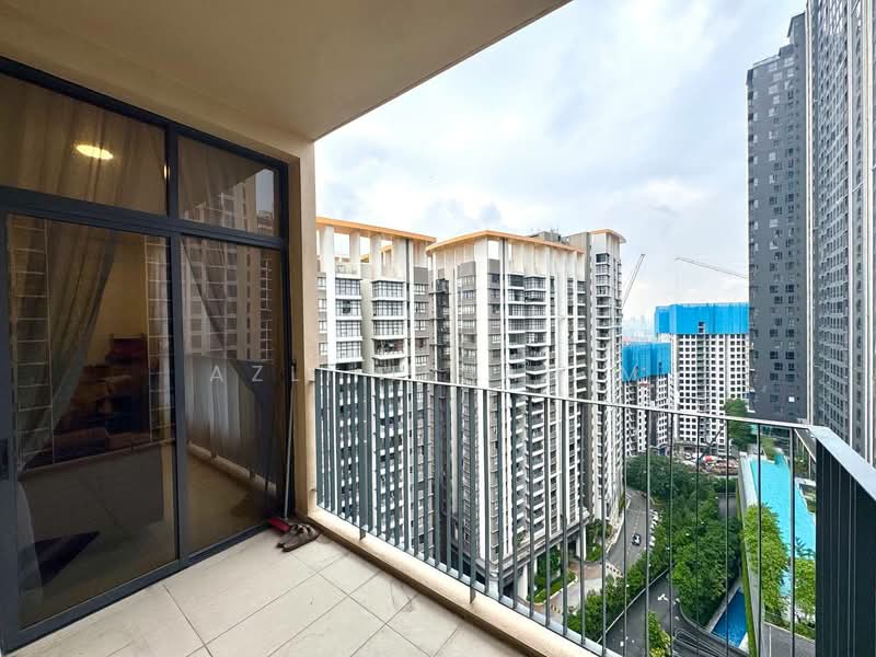 Servis Apartment untuk Dijual di Henna Residence @ The Quartz WM - Azli Ibrahim - Balcony - PropertyGuru.com.my