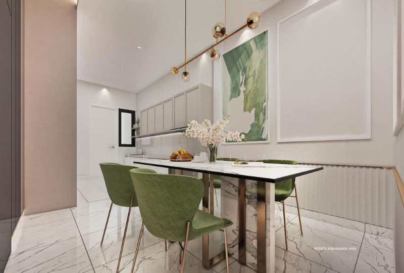 Rumah Teres 1 Tingkat untuk Dijual di Ara Kuda (Tasek Gelugor) - Nur Adiilah - Dining Room - PropertyGuru.com.my