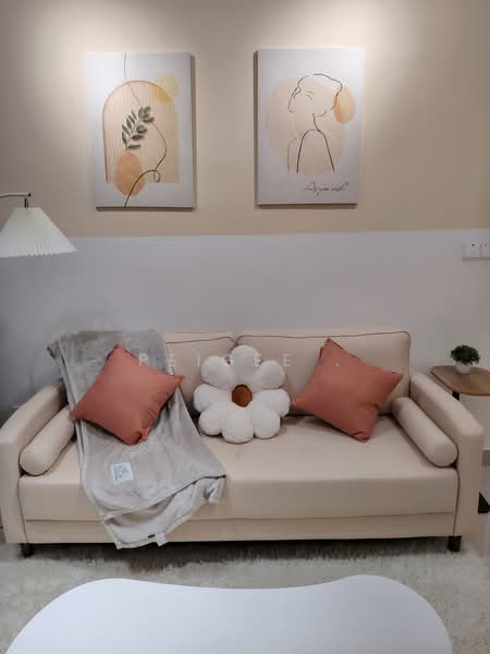 Condominium for Rent at Quinn Residence - PeiGee . - Living Room - PropertyGuru.com.my