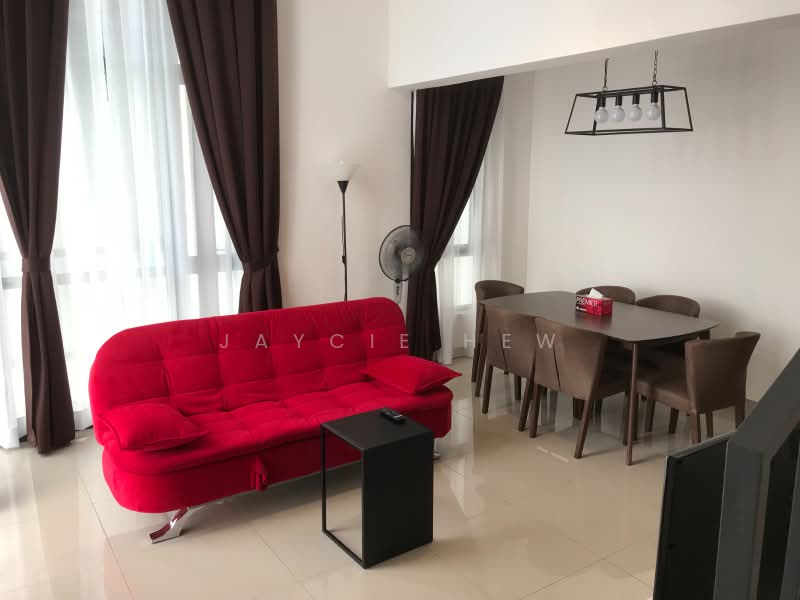 Servis Apartment untuk Disewa di Eclipse Residence @ Pan'gaea - Jaycie Hew - Living Room - PropertyGuru.com.my