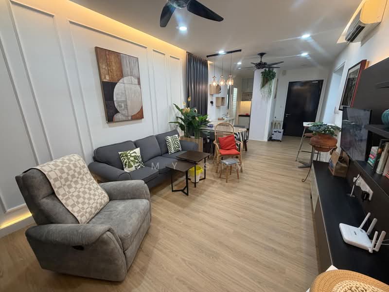 Servis Apartment untuk Disewa di Sunway Geo Residence - Amy Sim - Living Room - PropertyGuru.com.my