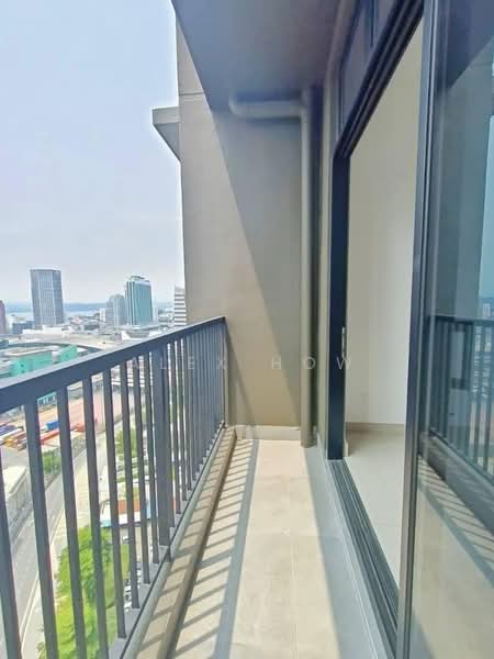 Service Residence for Sale at Twin Tower Residence - Alex How - Balcony - PropertyGuru.com.my
