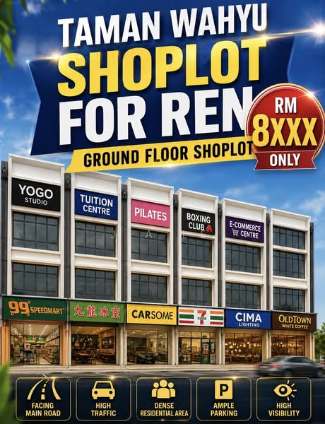 Kedai untuk Disewa di Taman Wahyu (Batu Caves) - Jia Le - PropertyGuru.com.my