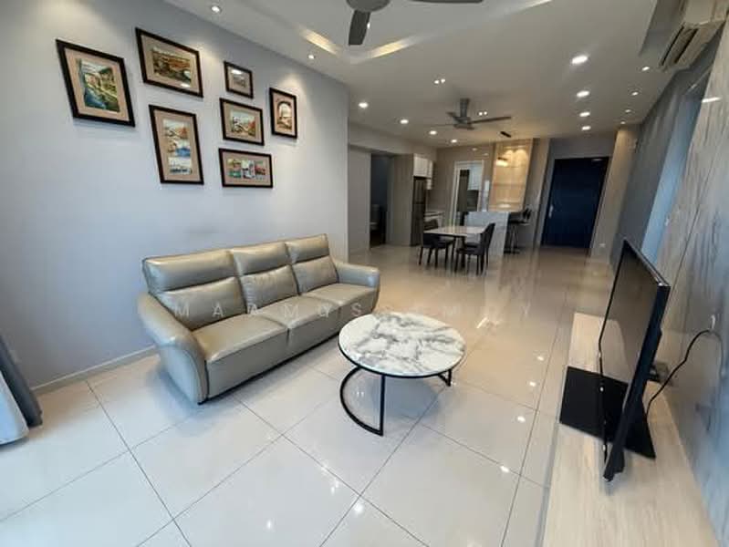 Servis Apartment untuk Disewa di Sunway Geo Residence - Amy Sim - Living Room - PropertyGuru.com.my