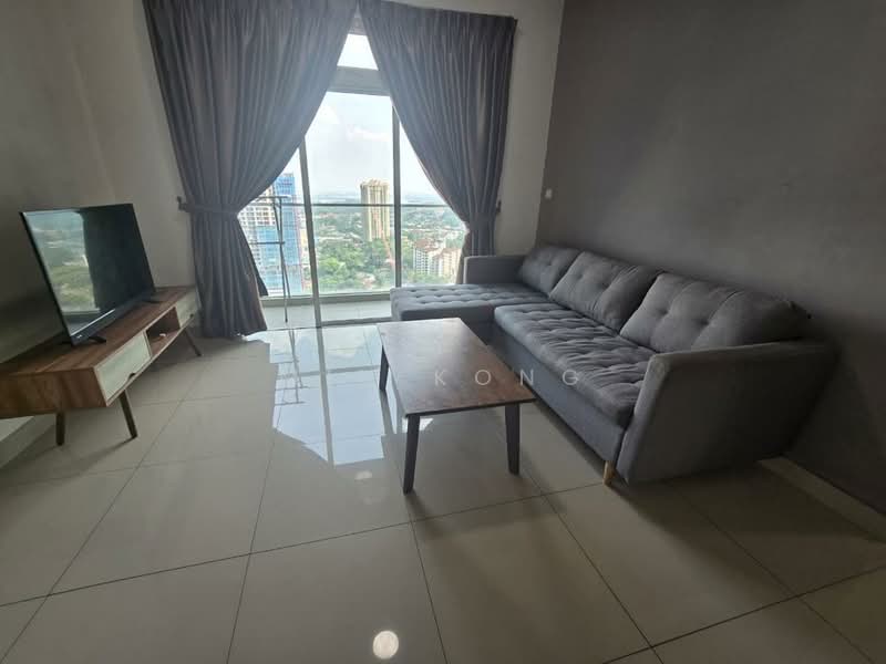 Servis Apartment untuk Dijual di Twin Galaxy (Dwi Galaksi) - Min Kong - Living Room - PropertyGuru.com.my