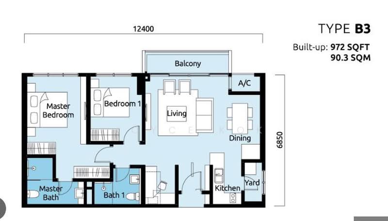 Service Residence for Rent at Paisley @ Tropicana Metropark - Joyce Kok - PropertyGuru.com.my