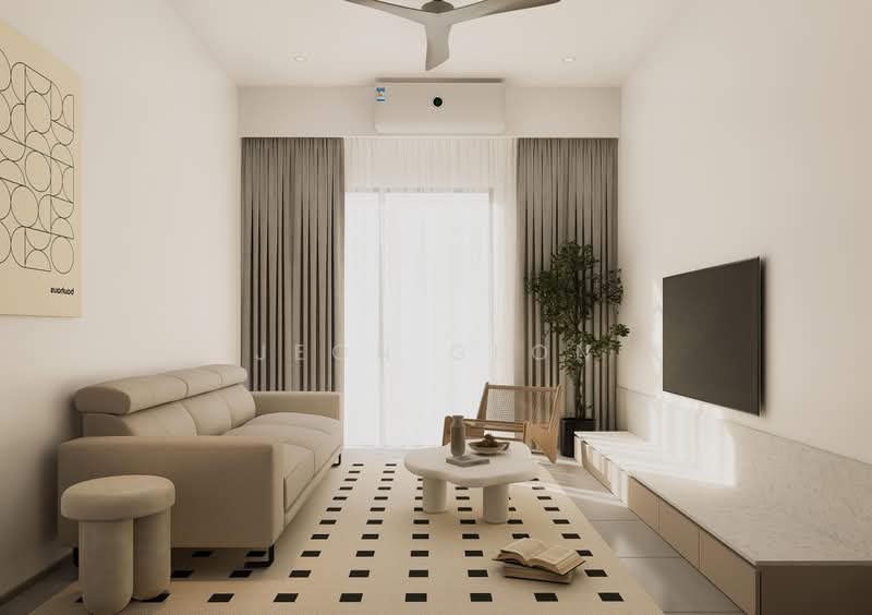 Servis Apartment untuk Dijual di The M @ Medini Macrolink - Jeon Geon - Living Room - PropertyGuru.com.my
