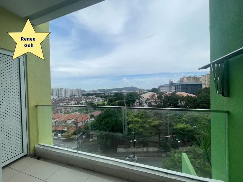 Service Residence for Sale at Setia Tri-angle - Renee Goh - Balcony - PropertyGuru.com.my