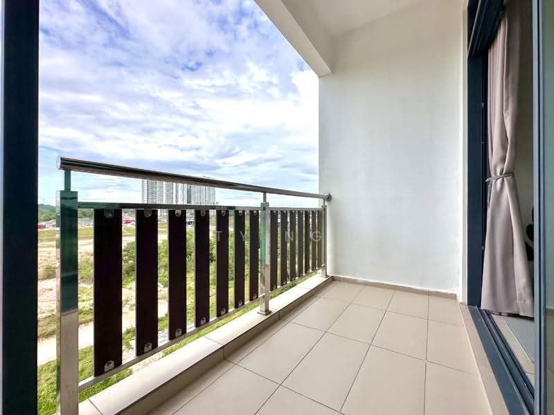 Service Residence for Sale at D'Secret Garden (Pangsapuri Kempas Indah) - TY Ng - Balcony - PropertyGuru.com.my