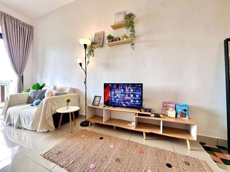 Service Residence for Sale at D'Secret Garden (Pangsapuri Kempas Indah) - TY Ng - Living Room - PropertyGuru.com.my