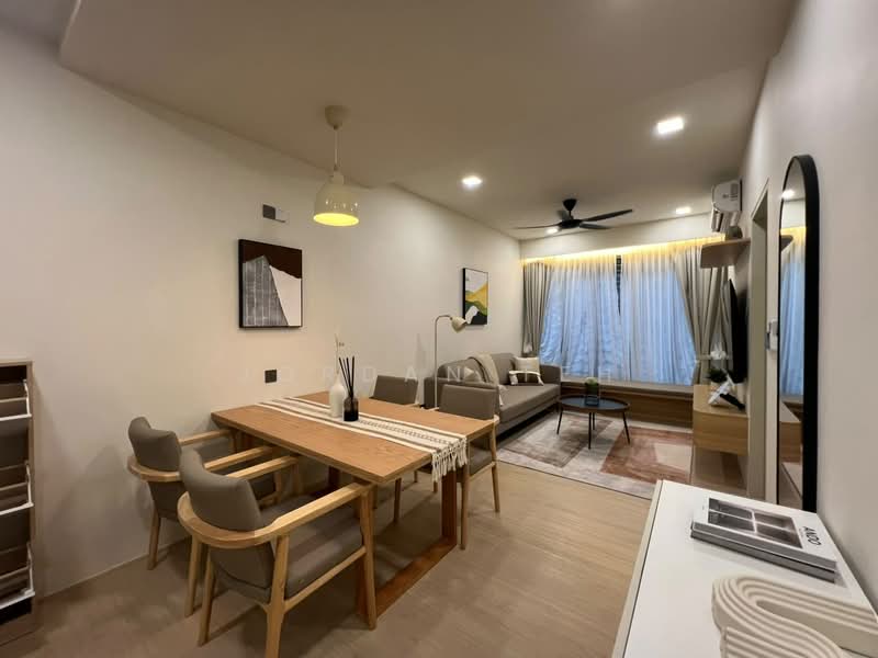 Apartment for Sale at Kempas Apartment - Jordan Teh - Living Room - PropertyGuru.com.my