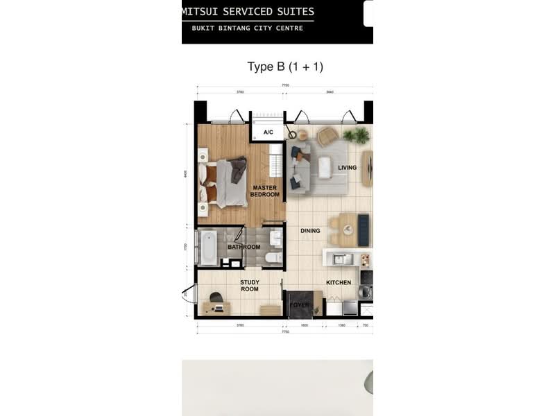 Service Residence for Rent at Mitsui Serviced Suites - LM Gan - PropertyGuru.com.my
