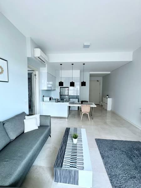 Servis Apartment untuk Disewa di Vogue Suites One - Renetta Jau - Living Room - PropertyGuru.com.my