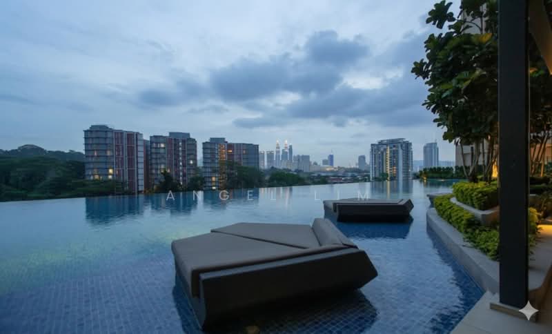 Servis Apartment untuk Disewa di Duta Park Residences - Angel Lim - Infinity Swimming Pool - PropertyGuru.com.my