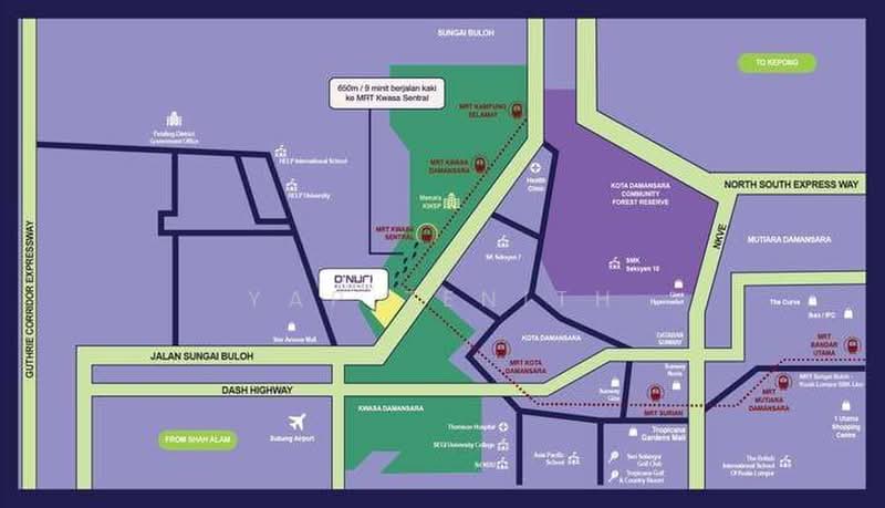 Servis Apartment untuk Dijual di D'Nuri Residences @ Kwasa Damansara - Yap Zenith - PropertyGuru.com.my