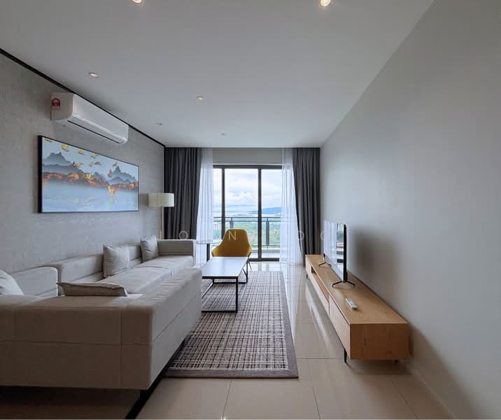 Kondominium untuk Dijual di Jesselton Twin Towers - John Voo - Living Room - PropertyGuru.com.my