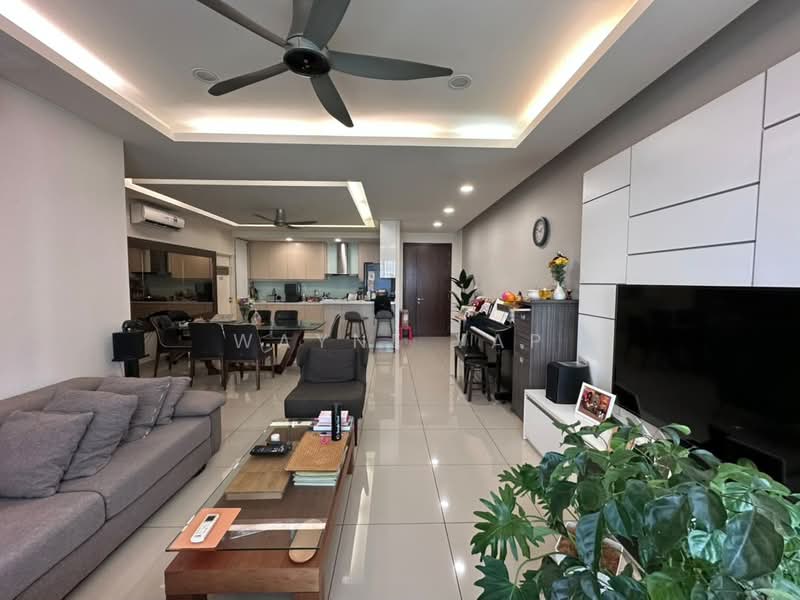 Servis Apartment untuk Dijual di Medalla @ Oasis Corporate Park - Wayne Yap - Living Room - PropertyGuru.com.my