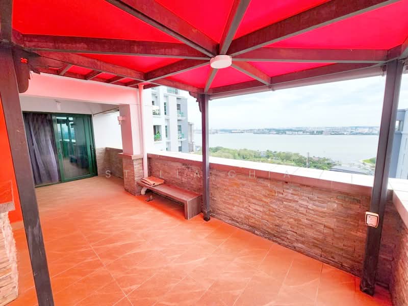Kondominium untuk Disewa di The Straits View Condominium - Stella Chia - Balcony - PropertyGuru.com.my