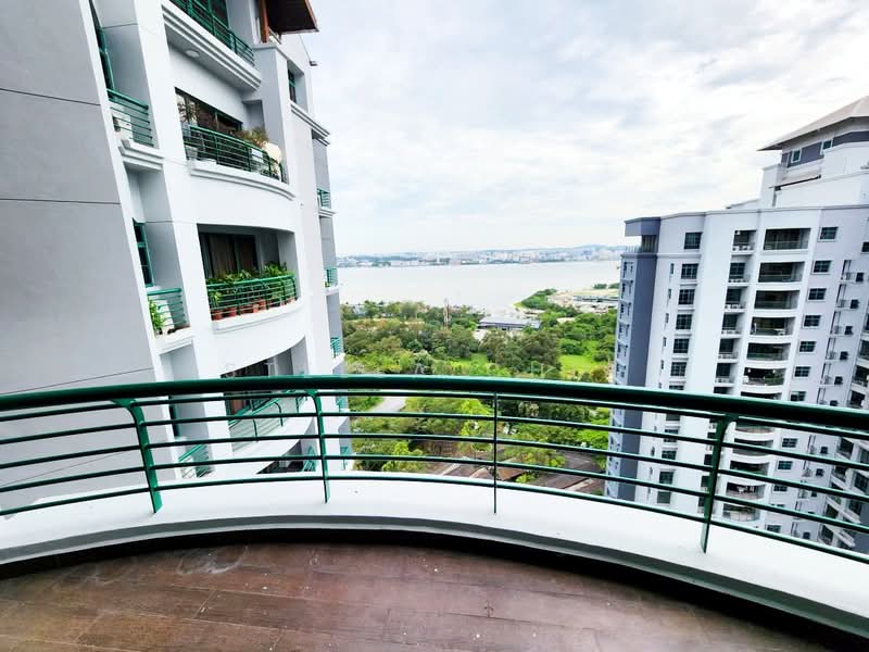 Kondominium untuk Disewa di The Straits View Condominium - Stella Chia - Balcony - PropertyGuru.com.my