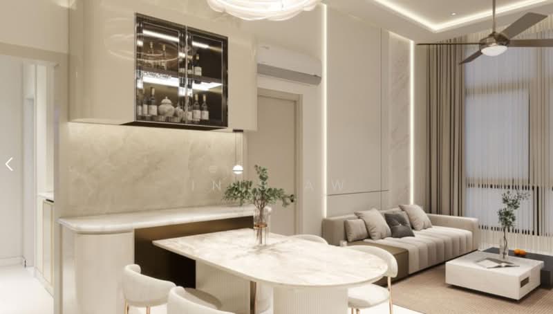 Kondominium untuk Dijual di Alderwood Residence - Inis Aw - Living Room - PropertyGuru.com.my