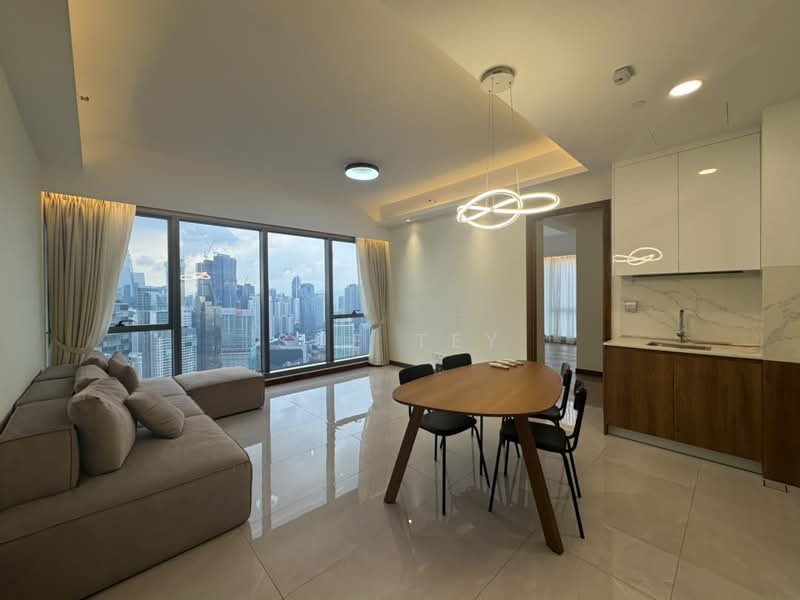 Service Residence for Sale at Core Residence @ TRX - Sue Tey - Living Room - PropertyGuru.com.my