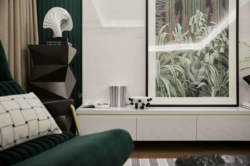 Servis Apartment untuk Dijual di The Queenwoodz @ Bukit Jalil - Wen Xuan - Living Room - PropertyGuru.com.my