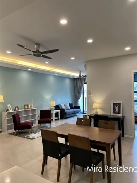 Kondominium untuk Disewa di Mira Residence - Lucas Foo - Living Room - PropertyGuru.com.my