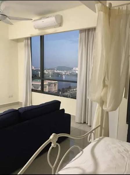 Service Residence for Rent at Flexis @ One South - KHOO . - Living Room - PropertyGuru.com.my