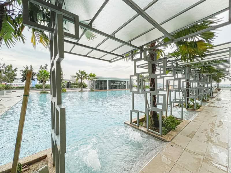 Service Residence for Rent at Tiara Imperio Residence - Yi Jun - Pool - PropertyGuru.com.my