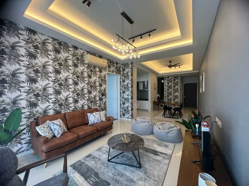 Servis Apartment untuk Disewa di The Azure Residences - Abby Woo - Living Room - PropertyGuru.com.my