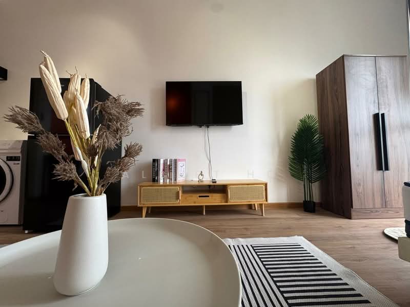 Service Residence for Sale at Armani Raja Uda - Albert Ho - Living Room - PropertyGuru.com.my