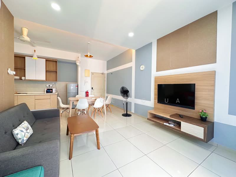 Service Residence for Rent at Atlantis Residences (Pangsapuri Atlantis Kota Syahbandar) - Kim Boey Chua - Living Room - PropertyGuru.com.my
