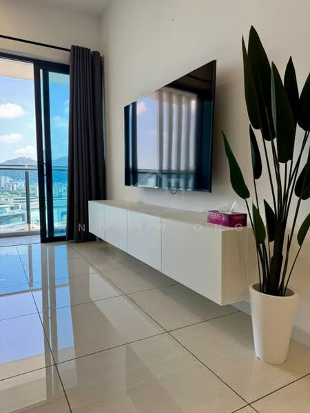 Kondominium untuk Disewa di Queens Residences Q1 @ Queens Waterfront - Andrew Ong - Living Room - PropertyGuru.com.my