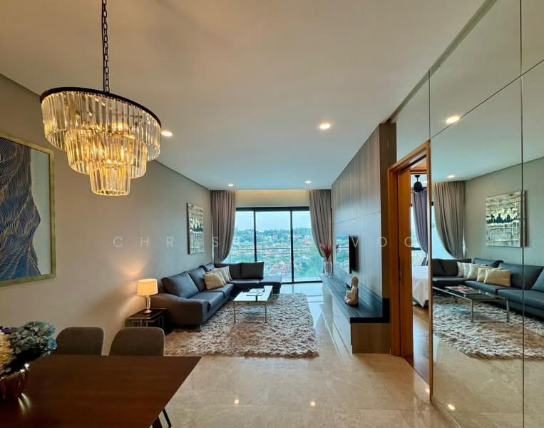 Servis Apartment untuk Disewa di Damansara City Residency (DC Residensi) - Christine Voo - Living Room - PropertyGuru.com.my