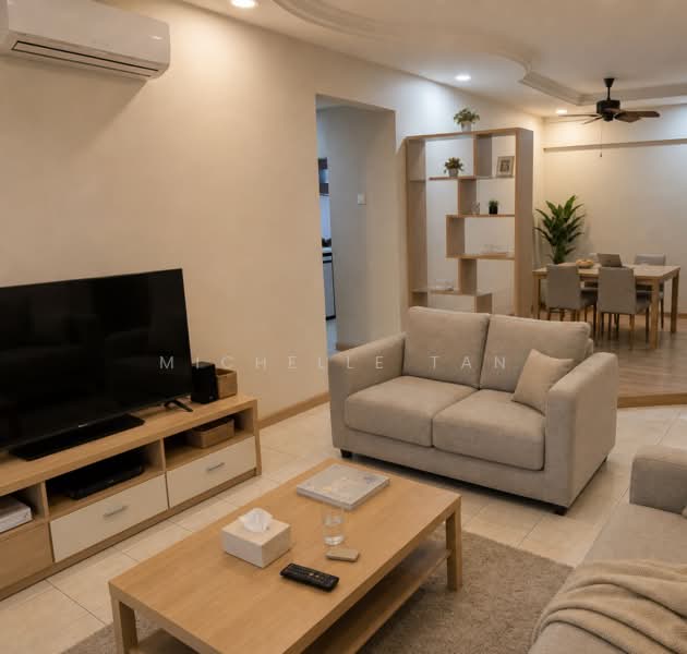 Condominium for Sale at pelangi condominium - Michelle Tan - Living Room - PropertyGuru.com.my