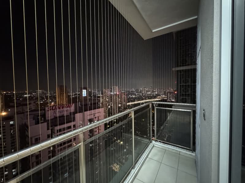 Kondominium untuk Disewa di Sunway GeoLake Residences - Lisa Low - Balcony View with Safety Invisible Grill - PropertyGuru.com.my