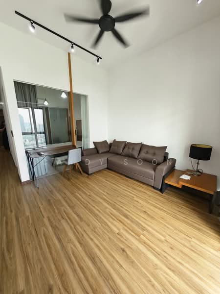Servis Apartment untuk Disewa di myHabitat - Candy Soon - Living Room - PropertyGuru.com.my