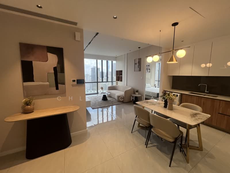 Service Residence for Rent at Jewel by Oxley KLCC - Chloe Chiao - Living Room - PropertyGuru.com.my