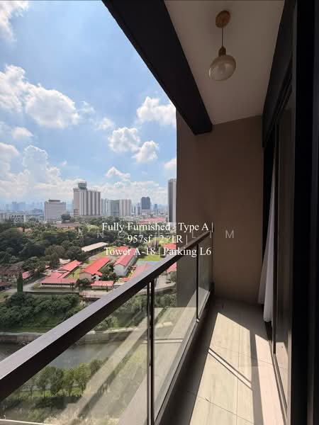 Servis Apartment untuk Disewa di Duta Park Residences - Angel Lim - Balcony - PropertyGuru.com.my