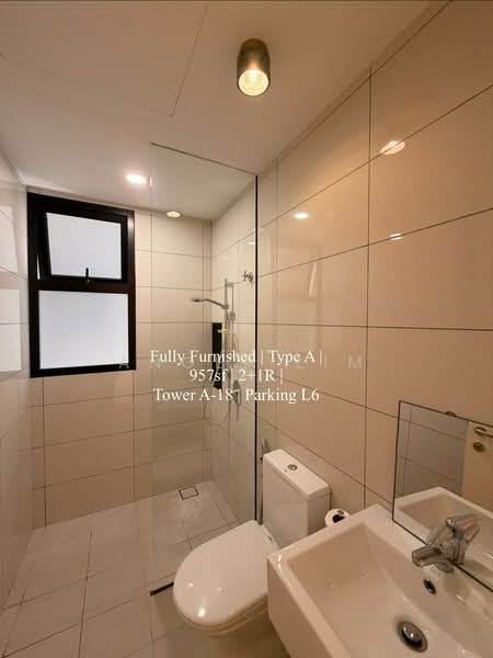 Servis Apartment untuk Disewa di Duta Park Residences - Angel Lim - Ouitside Bathroom - PropertyGuru.com.my