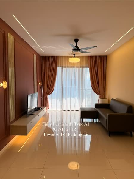 Servis Apartment untuk Disewa di Duta Park Residences - Angel Lim - Living Room - PropertyGuru.com.my